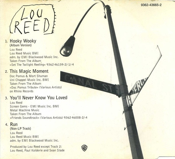 Lou Reed - Hooky Wooky | Warner Bros. Records (9362-43665-2) - 2 Lou Reed - Hooky Wooky | Warner Bros. Records (9362-43665-2) - 2