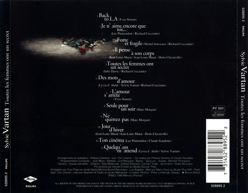 Sylvie Vartan - Toutes Les Femmes Ont Un Secret | Philips (528895 2) - 2 Sylvie Vartan - Toutes Les Femmes Ont Un Secret | Philips (528895 2) - 2