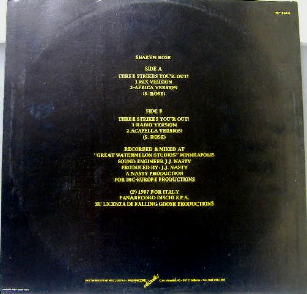 Sharyn Rose - Three Strikes You'r Out! | Industry Records Europe (IRE 138.6) - 2