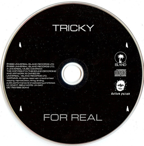 Tricky - For Real | Island Records (CID 753) - 4 Tricky - For Real | Island Records (CID 753) - 4