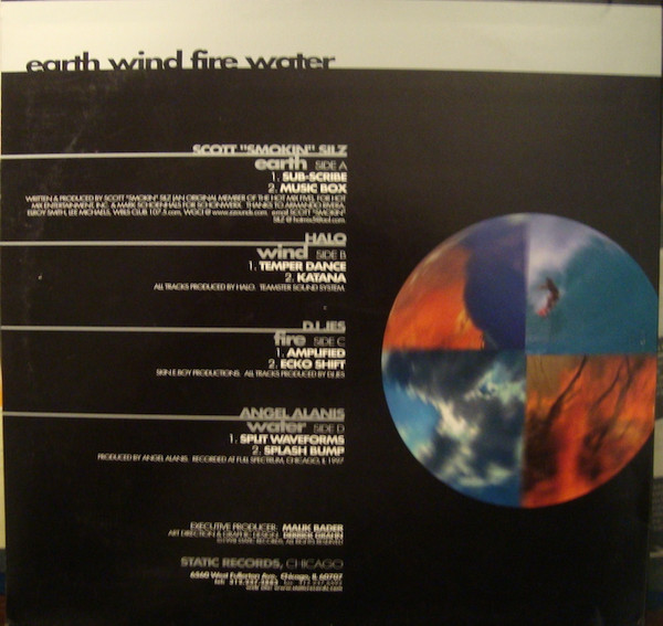 Various - Earth Wind Fire Water | Static Records (STATIC 001) - 2 Various - Earth Wind Fire Water | Static Records (STATIC 001) - 2