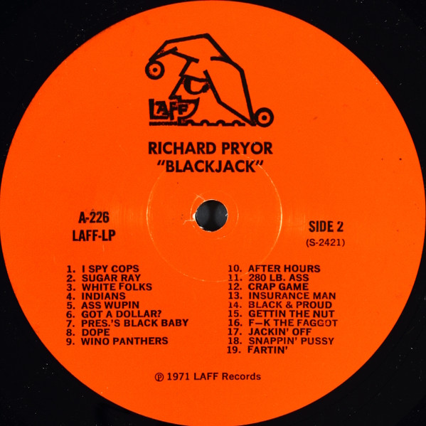 Richard Pryor - Blackjack | Laff Records (LAFF A226) - 4