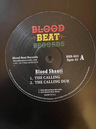 Blood Shanti - The Calling | Blood Beat Records (BBR-003)