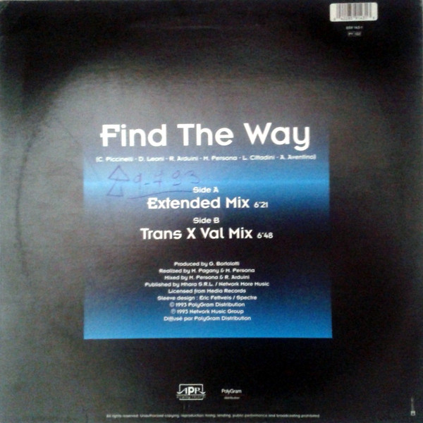 Mars Plastic - Find The Way | Airplay Records (859 143-1) - 2 Mars Plastic - Find The Way | Airplay Records (859 143-1) - 2