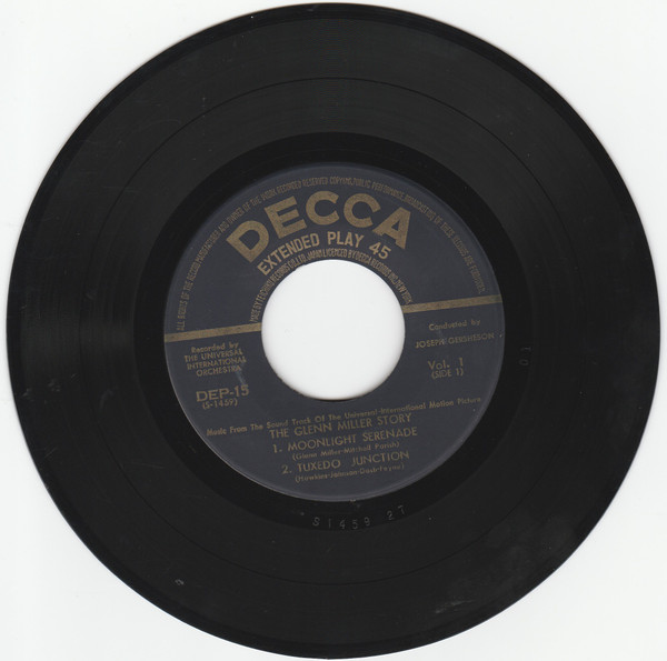 The Universal-International Orchestra - Glenn Miller Story Vol. 1 | Decca (DEP-15) - 4 The Universal-International Orchestra - Glenn Miller Story Vol. 1 | Decca (DEP-15) - 4