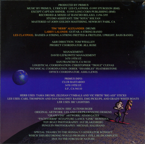 Primus - Tales From The Punchbowl | Interscope Records (92553-2) - 4 Primus - Tales From The Punchbowl | Interscope Records (92553-2) - 4