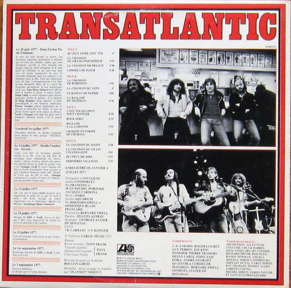 Hugues Aufray - Transatlantic | Atlantic (2F60131) - 4 Hugues Aufray - Transatlantic | Atlantic (2F60131) - 4
