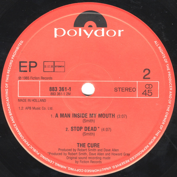The Cure - Close To Me | Polydor (883 361-1) - 4