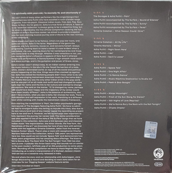 Asha Puthli - The Essential Asha Puthli | Mr Bongo (MRBLP226) - 3 Asha Puthli - The Essential Asha Puthli | Mr Bongo (MRBLP226) - 3