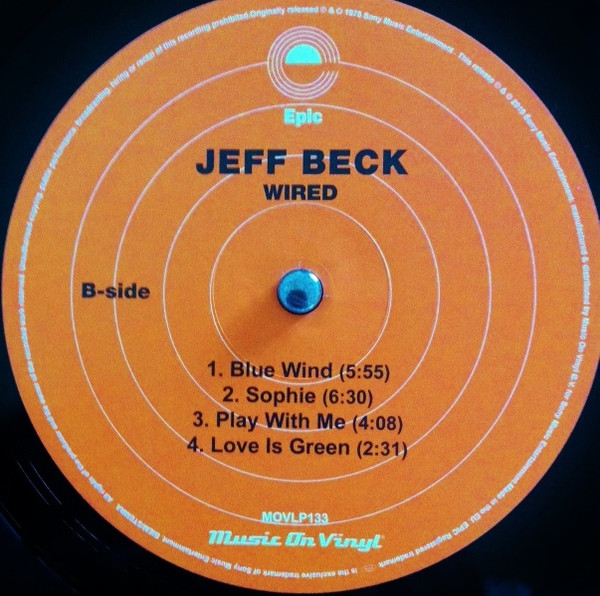 Jeff Beck - Wired | Music On Vinyl (MOVLP133) - 2