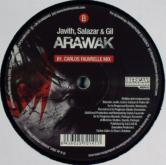 Eduardo Javith , Carlos Salazar & Pedro Gil - Arawak | Iberican! Recordings (IBER032) - 2