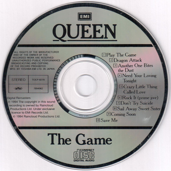 Queen - The Game CD | EMI (TOCP-8278) - 4