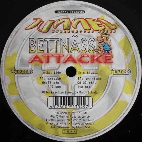 Bettnässer - Attacke | Tunnel Records (TR3049) - main