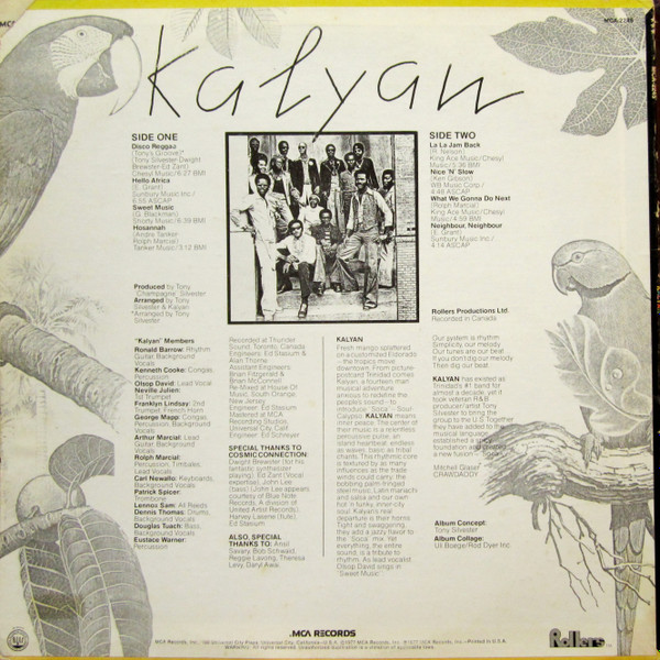 Kalyan - Kalyan | MCA Records (MCA-2245) - 2