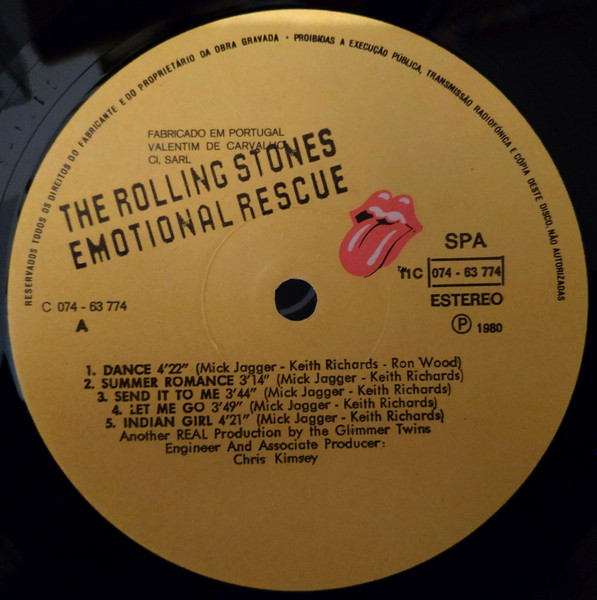 The Rolling Stones - Emotional Rescue | Rolling Stones Records (11C 074-63774) - 3