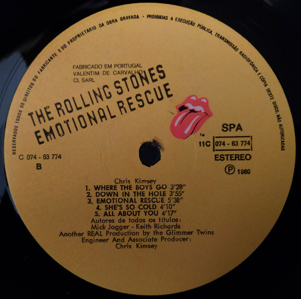 The Rolling Stones - Emotional Rescue | Rolling Stones Records (11C 074-63774) - 4
