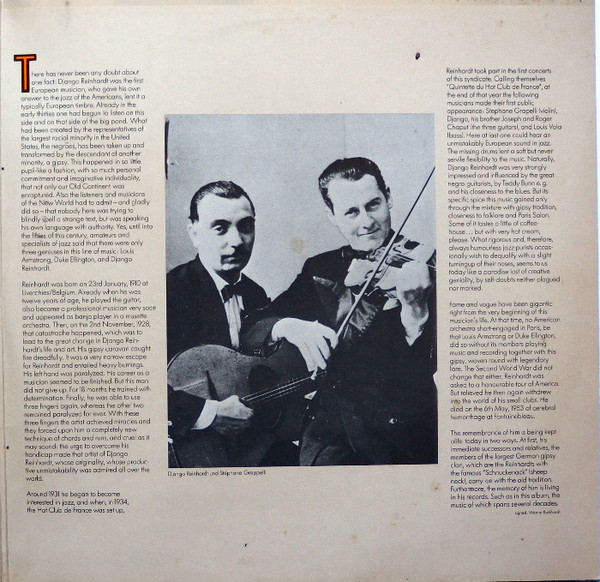 Django Reinhardt - The Very Best Of - From Swing To Bop (His Best Recordings From 1935-1953) | Decca (6.28441 DP) - 3 Django Reinhardt - The Very Best Of - From Swing To Bop (His Best Recordings From 1935-1953) | Decca (6.28441 DP) - 3