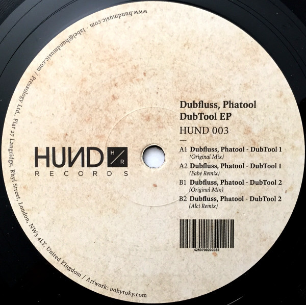 Dubfluss , Phatool - DubTool EP (USED) | HUND Records (HUND 003) - 2 Dubfluss , Phatool - DubTool EP (USED) | HUND Records (HUND 003) - 2