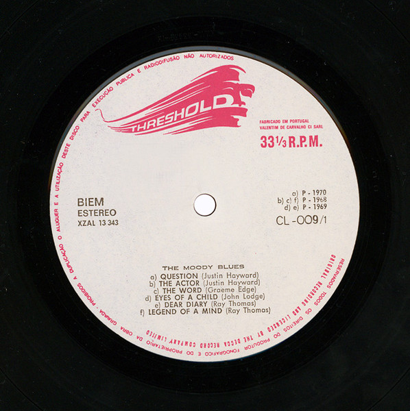 The Moody Blues - This Is The Moody Blues | Threshold (CL-009 1/2) - 3