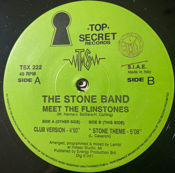 The Stone Band - Meet The Flinstones | Top Secret Records (TSX 222)