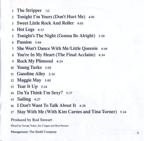 Rod Stewart - Absolutely Live | Warner Bros. Records (7599-23743-2) - 3