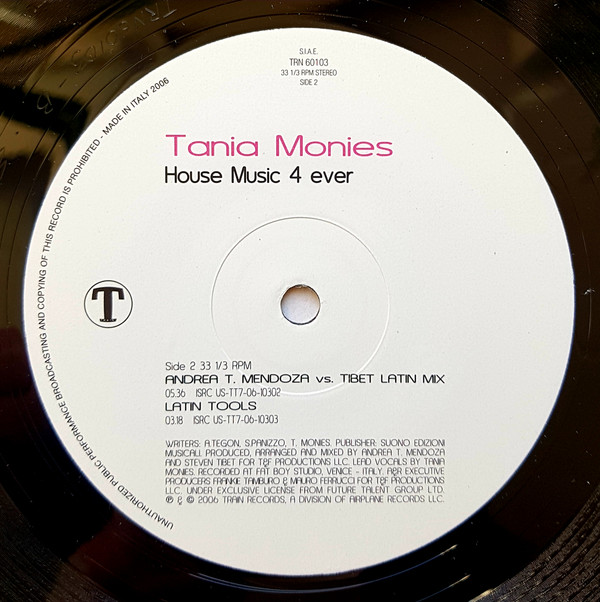 Tanja Monies - House Music 4 Ever | Train! Records (TRN 60103) - 2 Tanja Monies - House Music 4 Ever | Train! Records (TRN 60103) - 2