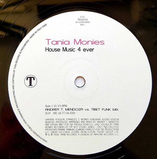 Tanja Monies - House Music 4 Ever | Train! Records (TRN 60103)