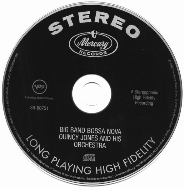 Quincy Jones And His Orchestra - Big Band Bossa Nova | Mercury (SR-60751) - 3 Quincy Jones And His Orchestra - Big Band Bossa Nova | Mercury (SR-60751) - 3