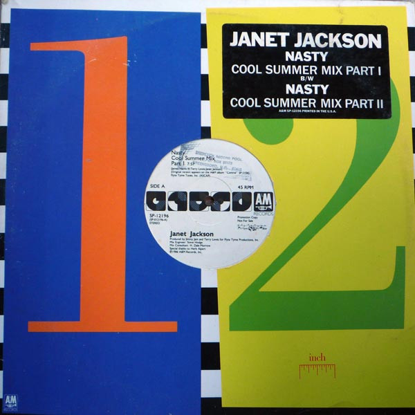 Janet Jackson - Nasty | A&M Records (SP-12196) - main Janet Jackson - Nasty | A&M Records (SP-12196) - main