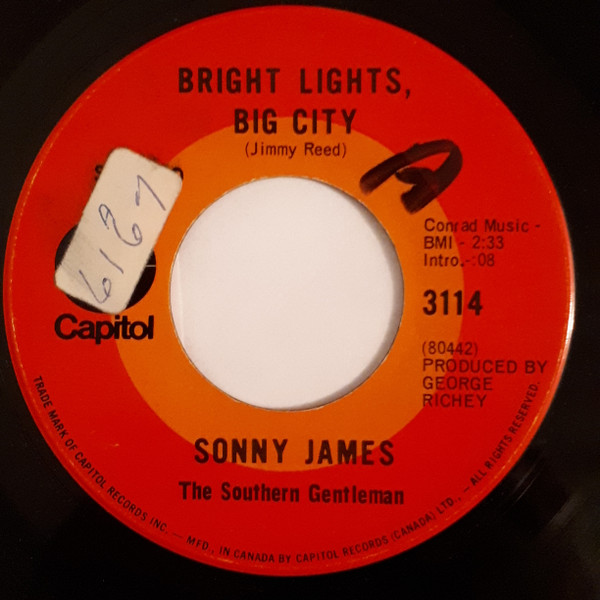 Sonny James - Bright Lights, Big City | Capitol Records (3114) - main