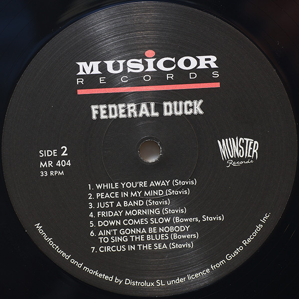 Federal Duck - Federal Duck | Munster Records (MR 404) - 2 Federal Duck - Federal Duck | Munster Records (MR 404) - 2