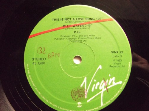Public Image Limited - This Is Not A Love Song | Virgin (VINX 22) - 2 Public Image Limited - This Is Not A Love Song | Virgin (VINX 22) - 2
