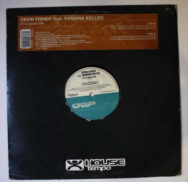 Cevin Fisher Feat. Ramona Keller - It's A Good Life | House Tempo (HT5044MX)