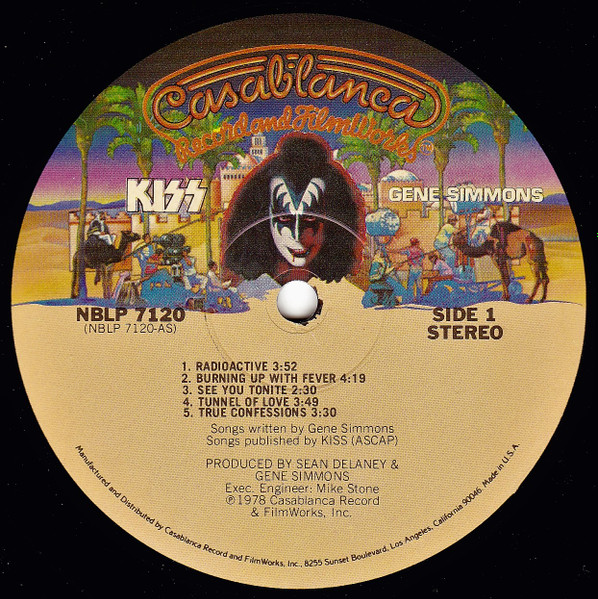 Kiss , Gene Simmons - Gene Simmons | Casablanca (NBLP 7120) - 3