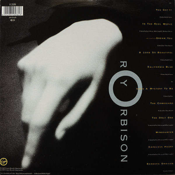 Roy Orbison - Mystery Girl | Virgin (V 2576) - 2 Roy Orbison - Mystery Girl | Virgin (V 2576) - 2