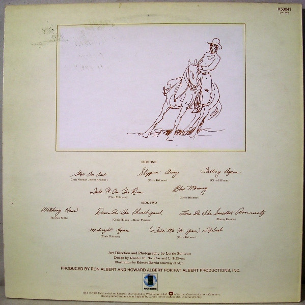 Chris Hillman - Slippin' Away | Asylum Records (K53041) - 2