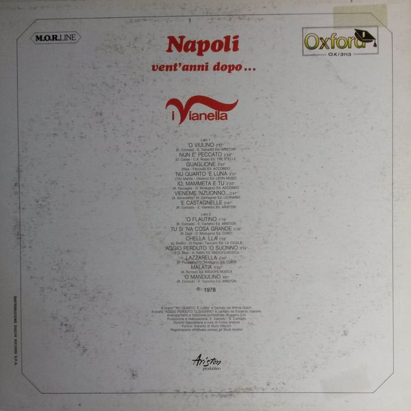 I Vianella - Napoli Vent'Anni Dopo... | Oxford (OX/3113) - 2 I Vianella - Napoli Vent'Anni Dopo... | Oxford (OX/3113) - 2