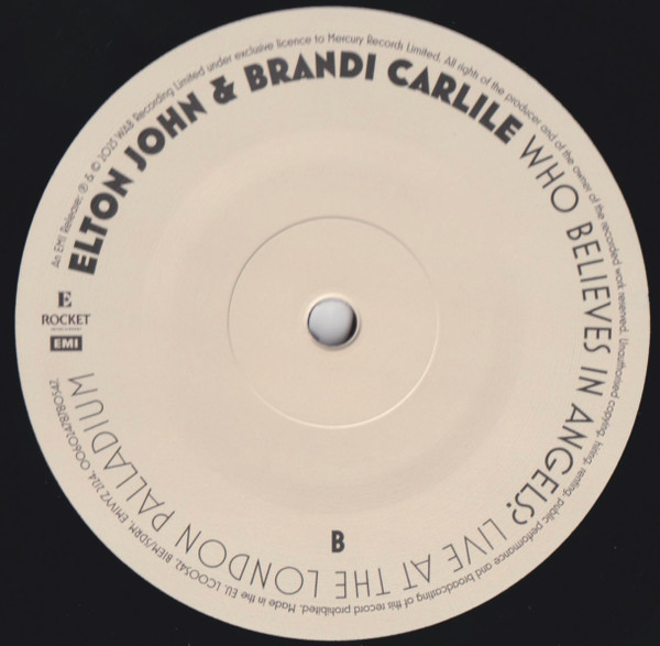 Elton John & Brandi Carlile - Who Believes In Angels? Live At The London Palladium | EMI (EMIVYZ 2124) - 4