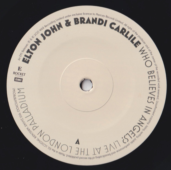 Elton John & Brandi Carlile - Who Believes In Angels? Live At The London Palladium | EMI (EMIVYZ 2124) - 3