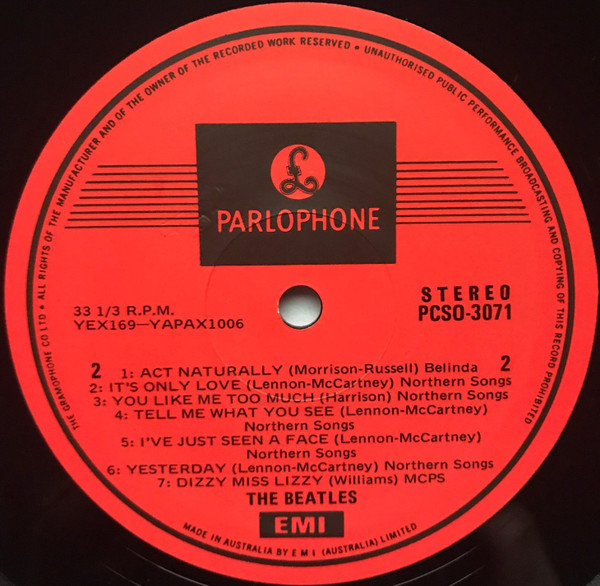 The Beatles - Help! | Parlophone (PCSO 3071) - 4 The Beatles - Help! | Parlophone (PCSO 3071) - 4