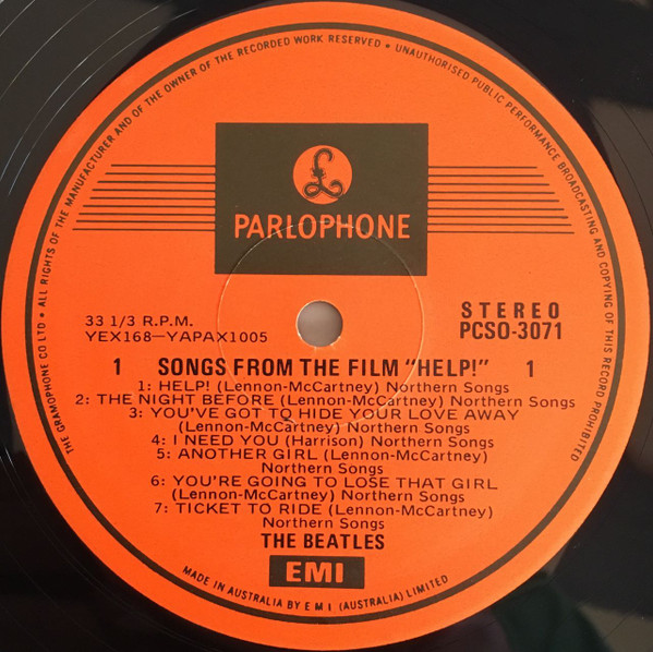 The Beatles - Help! | Parlophone (PCSO 3071) - 3 The Beatles - Help! | Parlophone (PCSO 3071) - 3