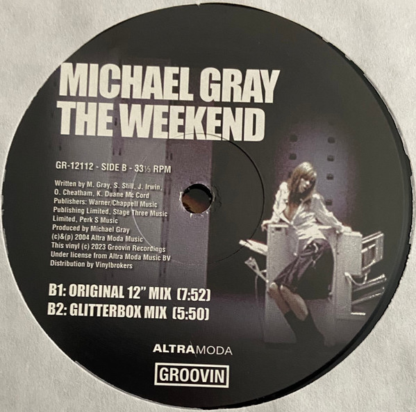 Michael Gray - The Weekend | Groovin Recordings (GR-12112) - 4 Michael Gray - The Weekend | Groovin Recordings (GR-12112) - 4