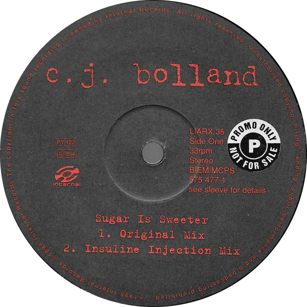 CJ Bolland - Sugar Is Sweeter | Internal (LIARX 35) - main CJ Bolland - Sugar Is Sweeter | Internal (LIARX 35) - main