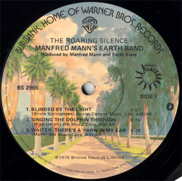 Manfred Mann's Earth Band - The Roaring Silence [Vinyl] | Warner Bros. Records (BS 2965) - 3