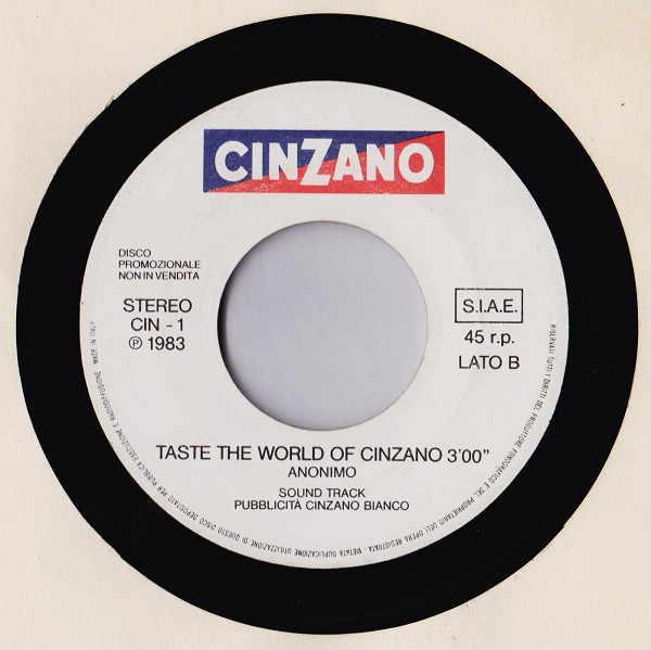 Unknown Artist - Oh Happy Day | Cinzano (CIN - 1) - 4 Unknown Artist - Oh Happy Day | Cinzano (CIN - 1) - 4