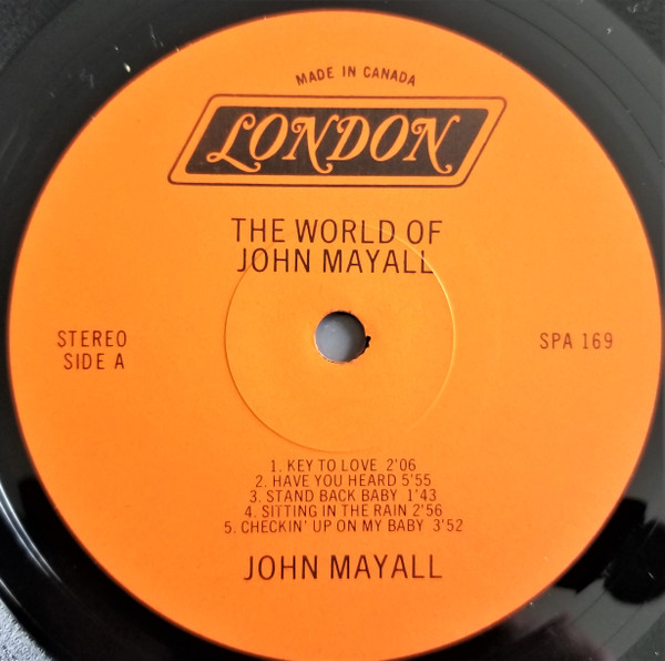 John Mayall - The World Of John Mayall [Vinyl] | London Records (SPA 169) - 2