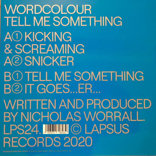 Wordcolour - Tell Me Something | Lapsus Records (LPS24) - 2 Wordcolour - Tell Me Something | Lapsus Records (LPS24) - 2