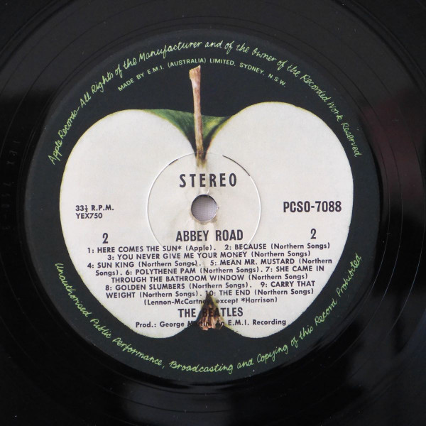 The Beatles - Abbey Road | Apple Records (PCS 7088) - 4