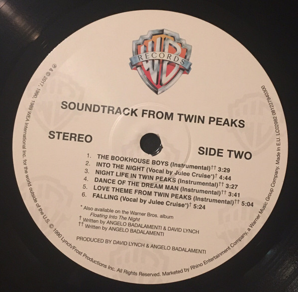 Angelo Badalamenti - Music From Twin Peaks | Warner Bros. Records (081227940300) - 3