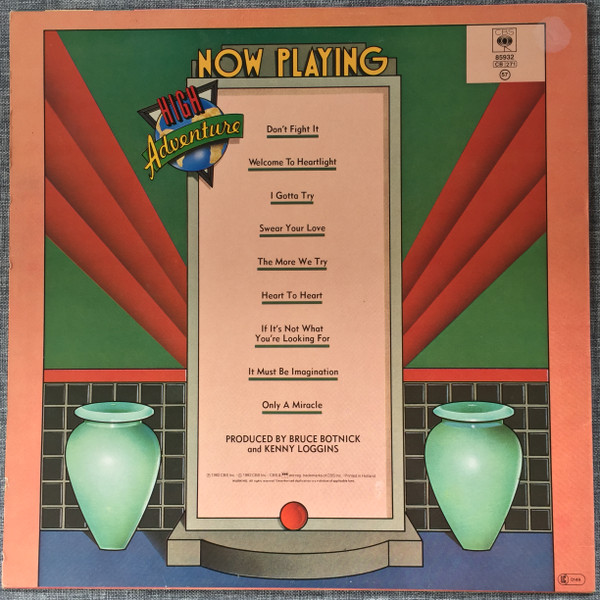 Kenny Loggins - High Adventure | CBS (85932) - 2 Kenny Loggins - High Adventure | CBS (85932) - 2